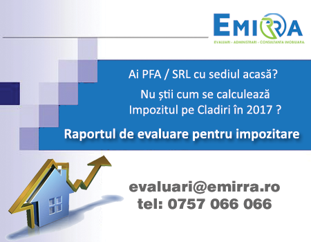 Evaluarea pentru Impozitare. Impozitul pe Cladiri 2017